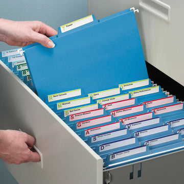 Smead® Fastab Hanging Folders, Letter Size, 1-3-cut Tab, Blue, 20-box freeshipping - TVN Wholesale
